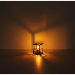 Lampes Dorées-Luminaires Globo Lighting Lisbon Lampe à poser Noir, 1 lumière