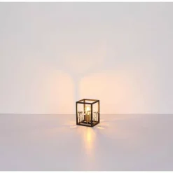 Lampes Dorées-Luminaires Globo Lighting Lisbon Lampe à poser Noir, 1 lumière