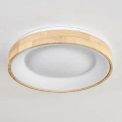 Luminaires Scandinaves-hofstein Lockeby Plafonnier LED Écru, Blanc, 1 lumière