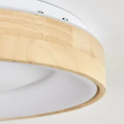 Luminaires Scandinaves-hofstein Lockeby Plafonnier LED Écru, Blanc, 1 lumière, Télécommandes