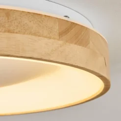 Luminaires Scandinaves-hofstein Lockeby Plafonnier LED Écru, Blanc, 1 lumière, Télécommandes