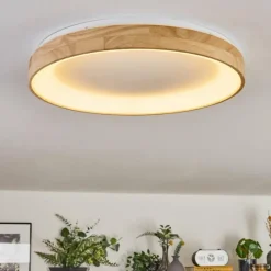 Luminaires Scandinaves-hofstein Lockeby Plafonnier LED Écru, Blanc, 1 lumière
