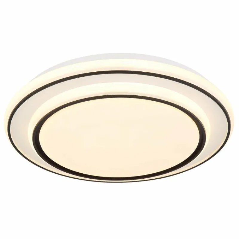 Luminaires Globo Lighting Logan Plafonnier LED Blanc, 1 lumière* Éclairage Led