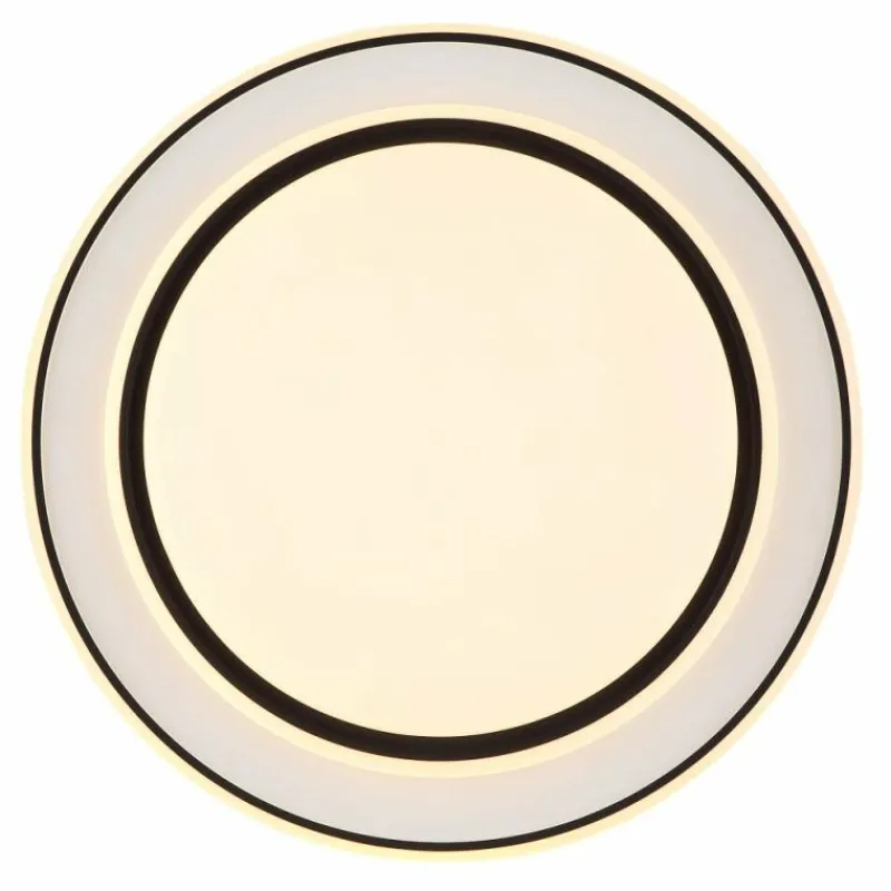 Luminaires Globo Lighting Logan Plafonnier LED Blanc, 1 lumière* Éclairage Led