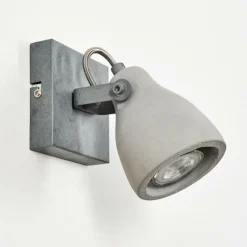 hofstein Lomma Applique murale, Spot mural Acier brossé, 1 lumière