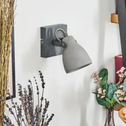 hofstein Lomma Applique murale, Spot mural Acier brossé, 1 lumière