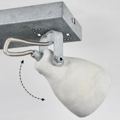 hofstein Lomma Plafonnier Acier brossé, 3 lumières