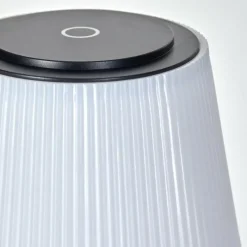 Luminaires Scandinaves-hofstein Longchamps Lampadaire LED Noir, 1 lumière