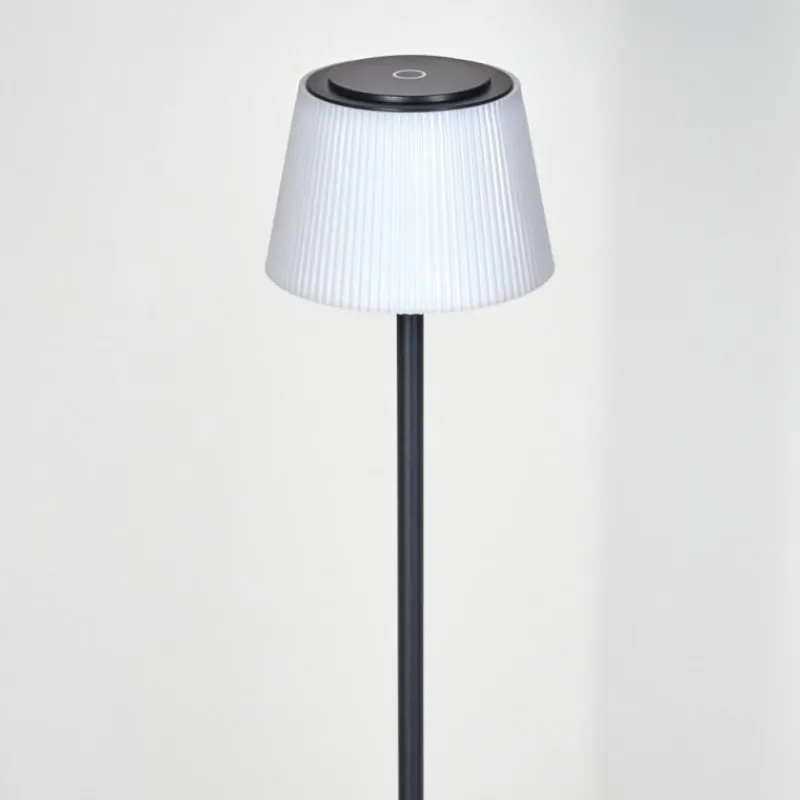 Luminaires Scandinaves-hofstein Longchamps Lampadaire LED Noir, 1 lumière