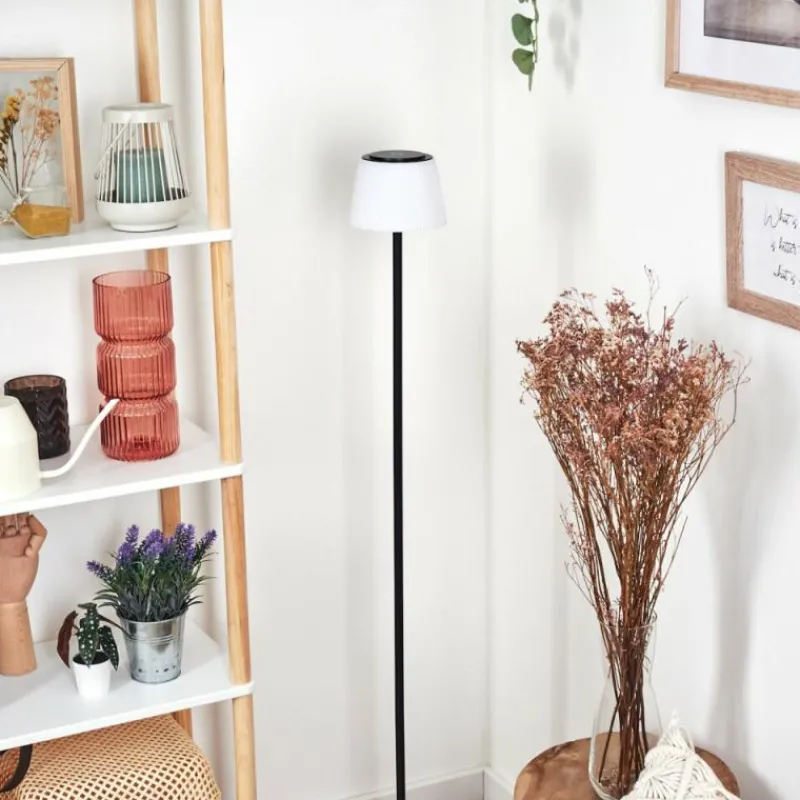 Luminaires Scandinaves-hofstein Longchamps Lampadaire LED Noir, 1 lumière