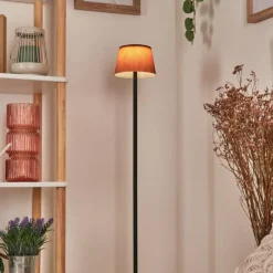 Luminaires Scandinaves-hofstein Longchamps Lampadaire LED Noir, 1 lumière