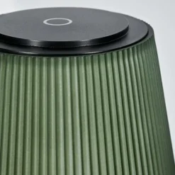 Luminaires Scandinaves-hofstein Longchamps Lampe de table d'extérieur, Lampe à poser LED Brun, Vert, 1 lumière