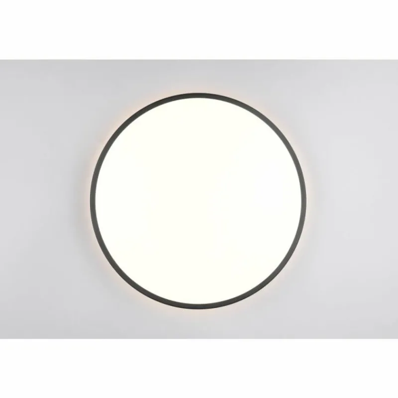 Luminaires Reality Loody Plafonnier LED Noir, 1 lumière, Détecteur de mouvement* Éclairage Led