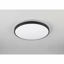 Luminaires Reality Loody Plafonnier LED Noir, 1 lumière, Détecteur de mouvement* Éclairage Led