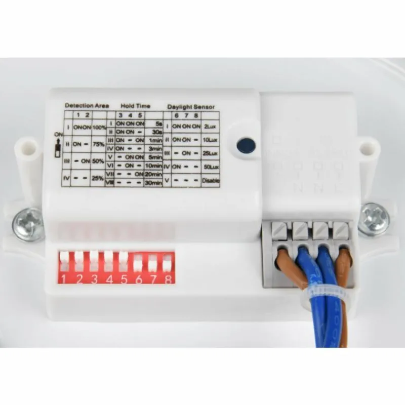 Luminaires Reality Loody Plafonnier LED Noir, 1 lumière, Détecteur de mouvement* Éclairage Led