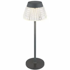 Luminaires Globo Lighting Lora Lampe à poser LED Anthracite, 1 lumière* Éclairage Led