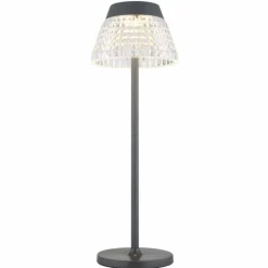 Luminaires Globo Lighting Lora Lampe à poser LED Anthracite, 1 lumière* Éclairage Led