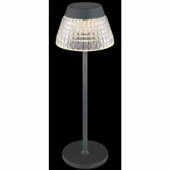 Luminaires Globo Lighting Lora Lampe à poser LED Anthracite, 1 lumière* Éclairage Led