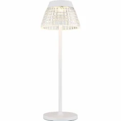 Luminaires Globo Lighting Lora Lampe à poser LED Blanc, 1 lumière* Éclairage Led