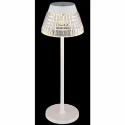 Luminaires Globo Lighting Lora Lampe à poser LED Blanc, 1 lumière* Éclairage Led