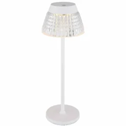 Luminaires Globo Lighting Lora Lampe à poser LED Blanc, 1 lumière* Éclairage Led