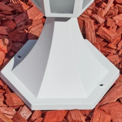 Luminaires Rustiques-hofstein Loria Borne lumineuse Blanc, 1 lumière