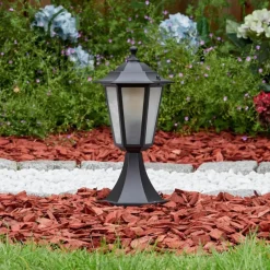 Luminaires Rustiques-hofstein Loria Borne lumineuse Noir, 1 lumière