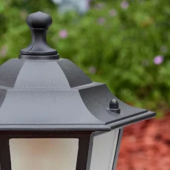 Luminaires Rustiques-hofstein Loria Borne lumineuse Noir, 1 lumière