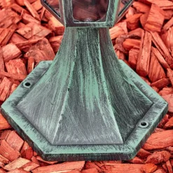 Luminaires Rustiques-hofstein Loria Borne lumineuse Vert, Noir, 1 lumière