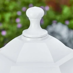 Luminaires Rustiques-hofstein Loria Luminaire extérieur, Eclairage de chemin Blanc, 1 lumière, Détecteur de mouvement