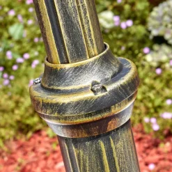 Lampes Dorées-hofstein Loria Luminaire extérieur, Réverbère, Eclairage de chemin Brun, Or, 2 lumières