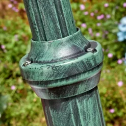 Lampes Vintages & Rétros-hofstein Loria Luminaire extérieur, Réverbère, Eclairage de chemin Vert, Noir, 3 lumières