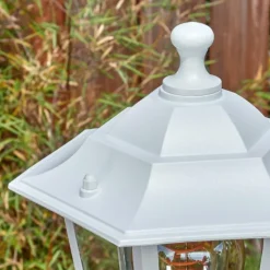 Luminaires Rustiques-hofstein Loria Luminaire extérieur, Réverbère, Eclairage de chemin Blanc, 2 lumières