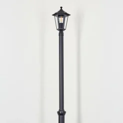 Luminaires Rustiques-hofstein Loria Réverbère, Eclairage de chemin Noir, 1 lumière