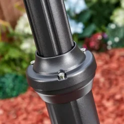 Luminaires Rustiques-hofstein Loria Réverbère, Eclairage de chemin Noir, 1 lumière