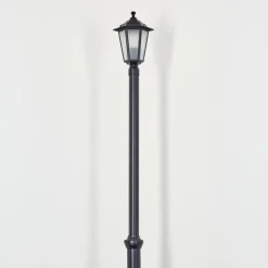 Luminaires Rustiques-hofstein Loria Réverbère, Eclairage de chemin Noir, 1 lumière