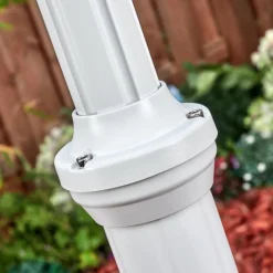 Luminaires Rustiques-hofstein Loria Réverbère, Eclairage de chemin Blanc, 1 lumière