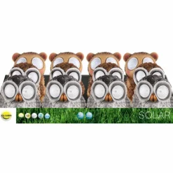 Luminaires Globo Lighting Lot de 12 lampes solaires Globo LED Clair, 2 lumières