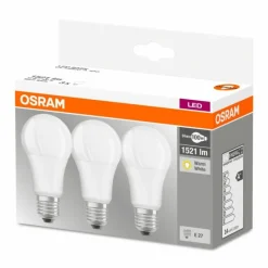 Luminaires Osram Lot de 3 Osram LED E27 13 Watt 2700 Kelvin 1521 Lumen