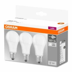 Luminaires Osram Lot de 3 Osram LED E27 13 Watt 4000 Kelvin 1521 Lumen
