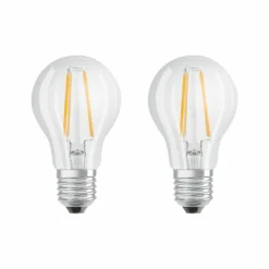 Luminaires Osram Lot de 2 Osram LED E27 6 Watt 2700 Kelvin 806 Lumen