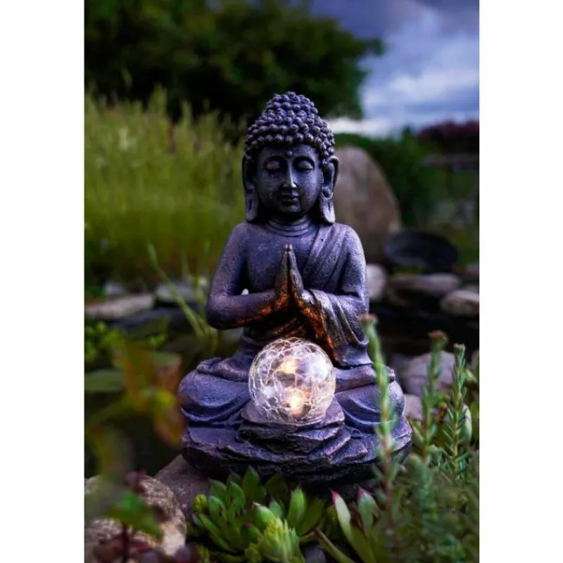 Luminaires Eglo Luminaire déco Eglo Z_SOLAR LED Gris, 1 lumière