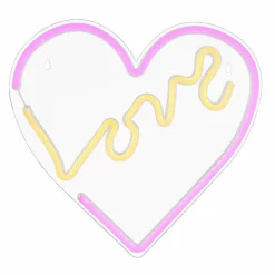 Luminaires Globo Lighting Luminaire déco Globo LOVE LED Transparent, 1 lumière* Éclairage Led