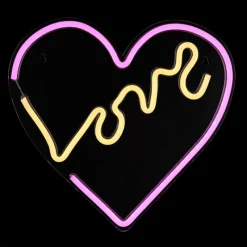 Luminaires Globo Lighting Luminaire déco Globo LOVE LED Transparent, 1 lumière* Éclairage Led