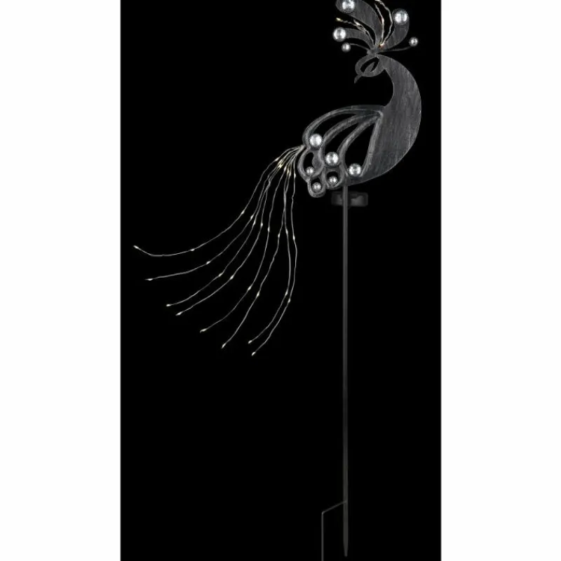 Luminaires Globo Lighting Luminaire déco Globo SOLAR LED Argent Oxydé, Noir, 39 lumières