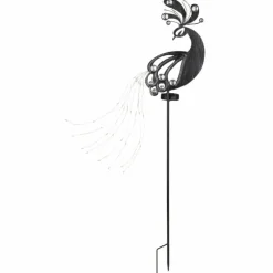 Luminaires Globo Lighting Luminaire déco Globo SOLAR LED Argent Oxydé, Noir, 39 lumières