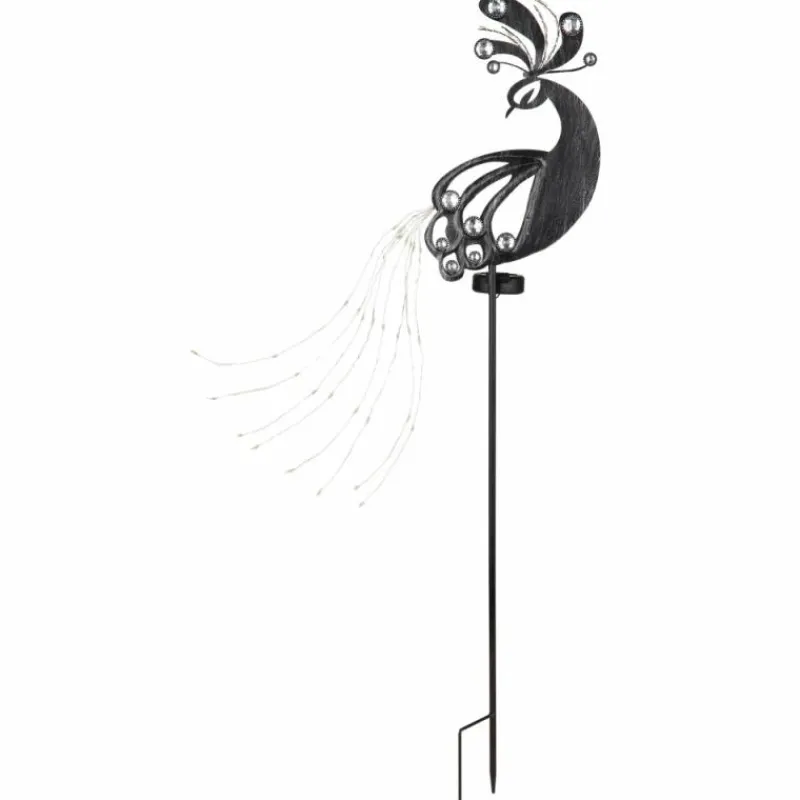 Luminaires Globo Lighting Luminaire déco Globo SOLAR LED Argent Oxydé, Noir, 39 lumières