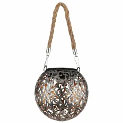 Luminaires Globo Lighting Luminaire déco Globo SOLAR LED Argent Oxydé, Cuivre, 1 lumière