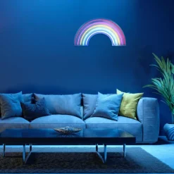 Luminaires Leuchten Direkt Luminaire déco Leuchten-Direkt NEON-RAINBOW LED Multicolore, 1 lumière* Éclairage Led
