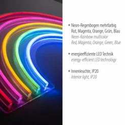 Luminaires Leuchten Direkt Luminaire déco Leuchten-Direkt NEON-RAINBOW LED Multicolore, 1 lumière* Éclairage Led